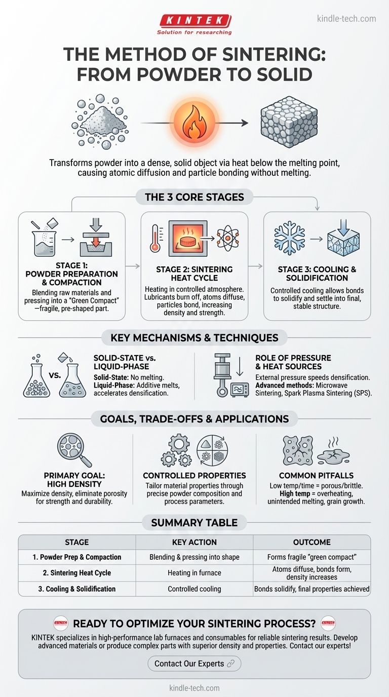 什么是烧结方法？粉末构建坚固致密部件指南 图解指南