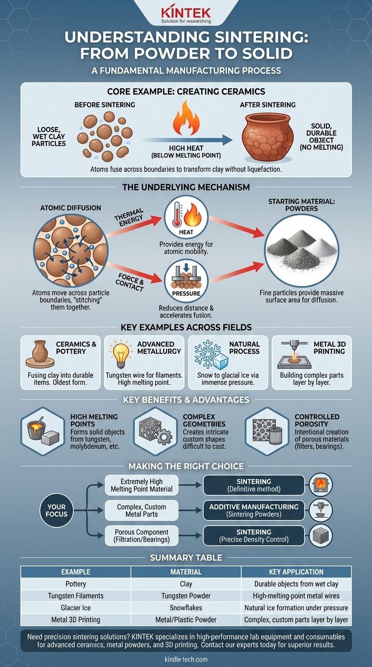 소결의 예시는 무엇인가요? 고대 도자기부터 현대 3D 프린팅까지 시각적 가이드
