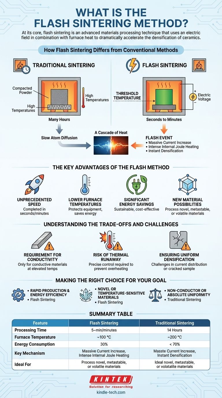 Что такое метод флэш-спекания? Достижение быстрого, низкоэнергетического уплотнения керамики Визуальное руководство