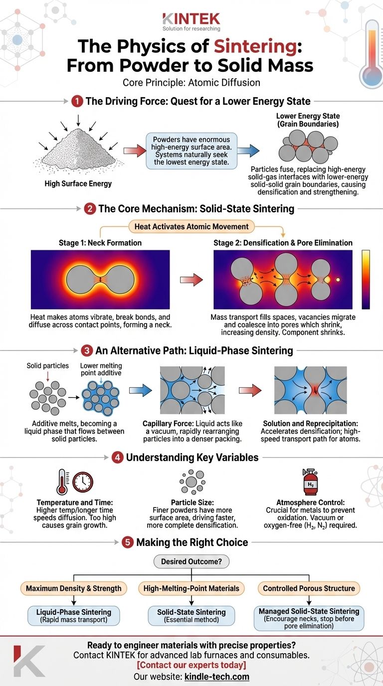 Физика спекания: руководство по атомной диффузии и уплотнению Визуальное руководство