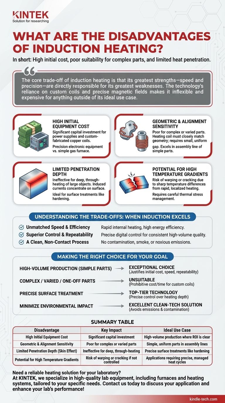 Was sind die Nachteile der Induktionserwärmung? Hohe Kosten & geometrische Grenzen erklärt Visuelle Anleitung