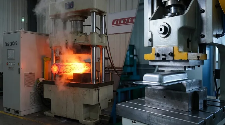 Quais são as vantagens e desvantagens da conformação a quente e da conformação a frio? Um Guia para Precisão vs. Conformabilidade