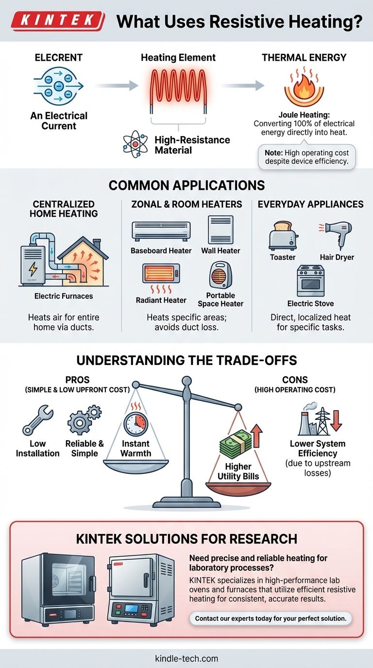 What uses resistive heating? From Toasters to Furnaces, Harnessing Simple, Direct Heat Visual Guide