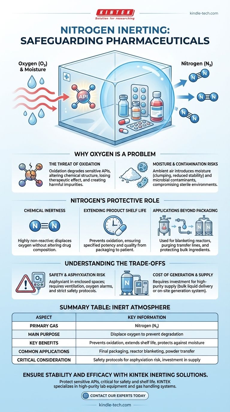 What is used as an inert atmosphere for pharmaceuticals? Protect Your Drugs with Nitrogen Blanketing Visual Guide