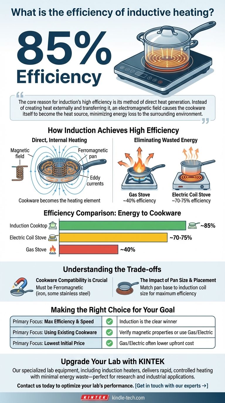 誘導加熱の効率はどのくらいですか？直接加熱で85%のエネルギー効率を達成 ビジュアルガイド