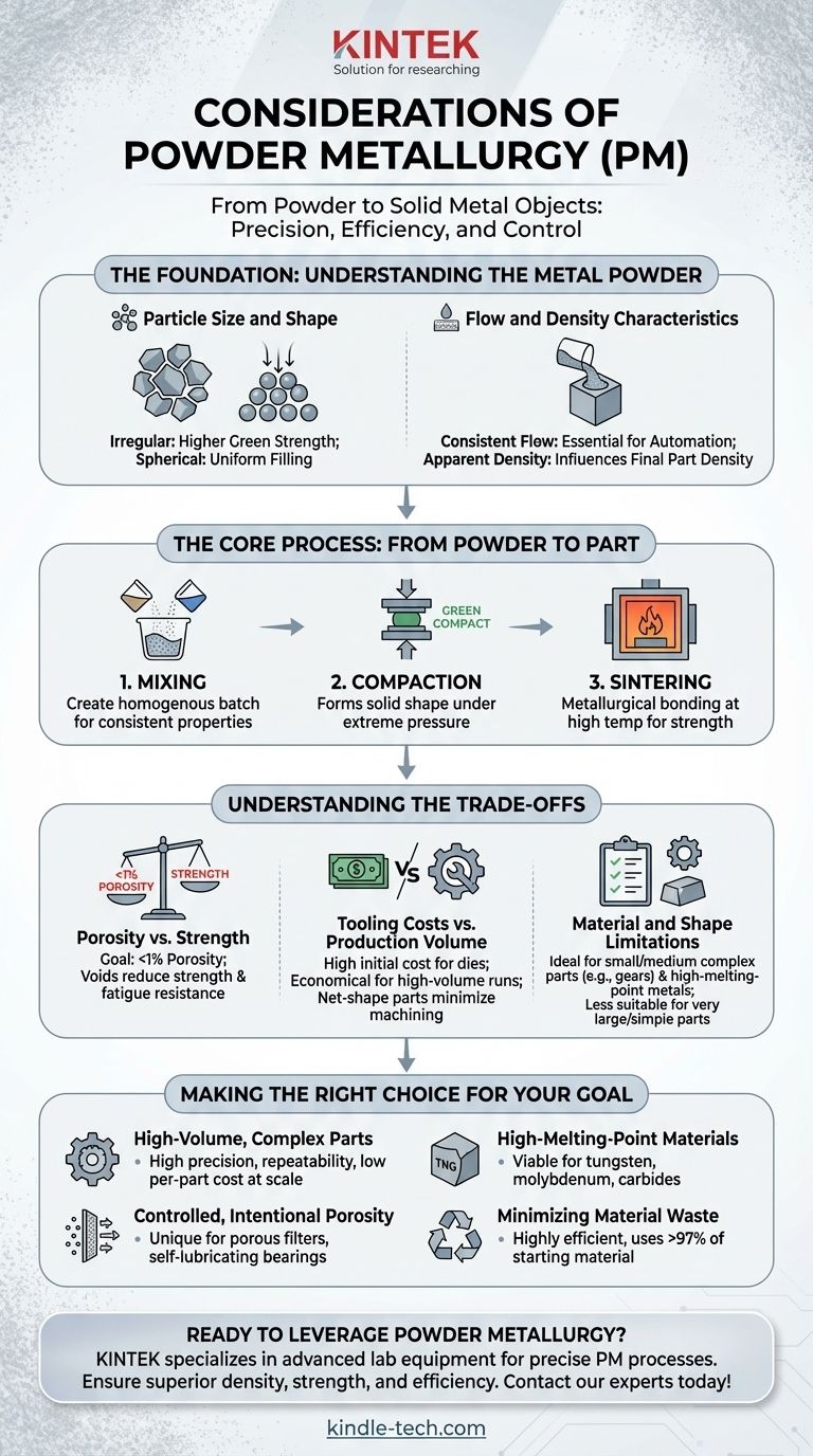 粉末冶金有哪些考量因素？制造成功的关键要素 图解指南