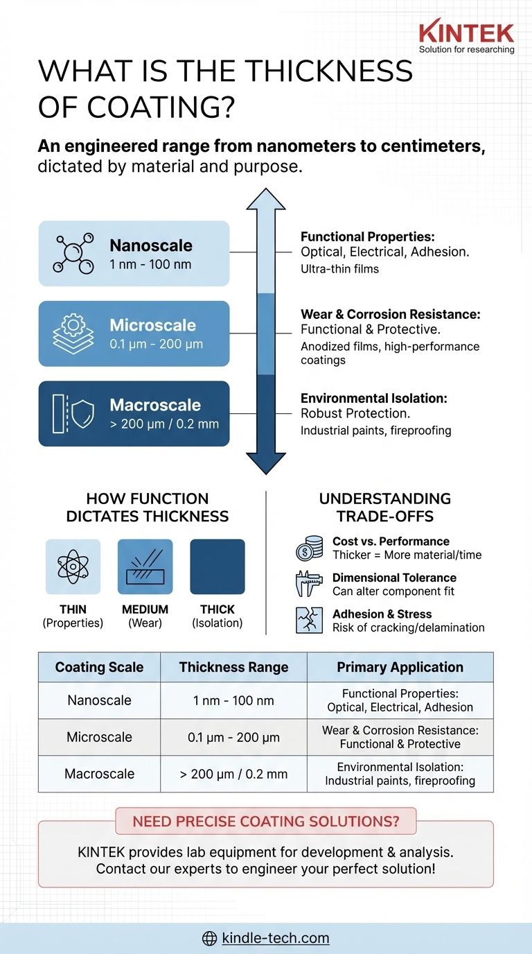 ما هو سُمك الطلاء؟ دليل من النطاق النانوي إلى التطبيقات الكلية دليل مرئي