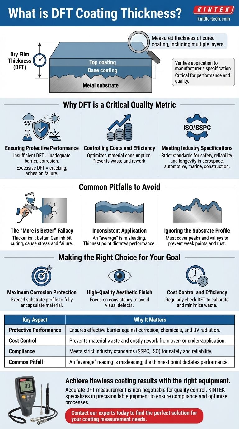 DFT涂层厚度是多少？通过精确测量确保质量和性能 图解指南