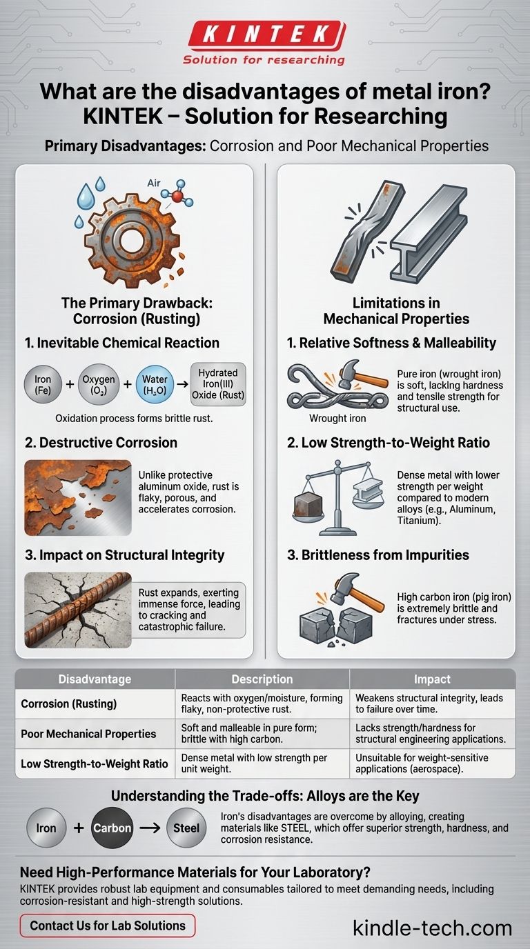 铁的缺点是什么？关键限制以及我们为什么使用合金代替 图解指南
