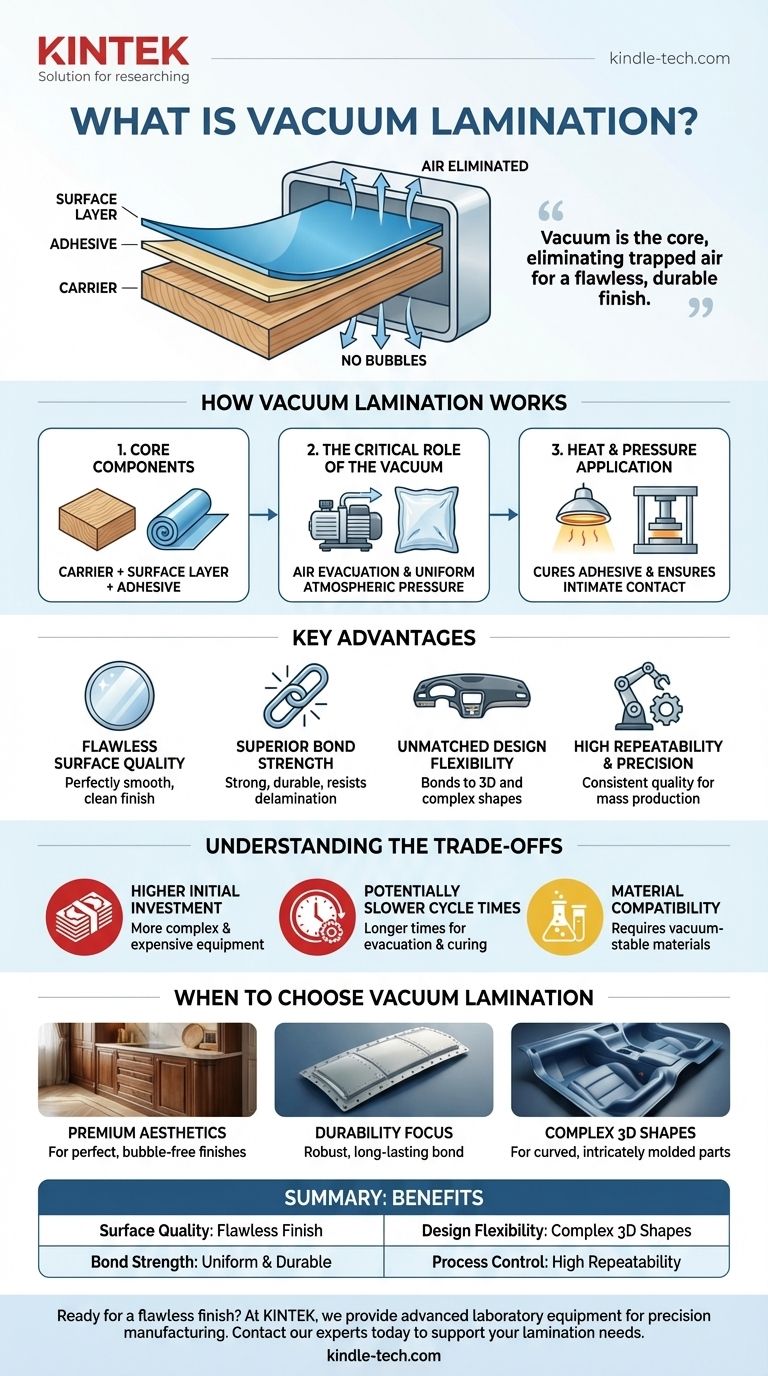 Qu'est-ce que le laminage sous vide ? Obtenez une finition impeccable et durable sur des formes complexes Guide Visuel