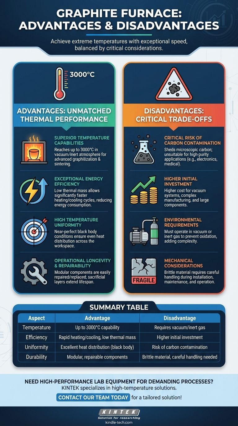 Quels sont les avantages et les inconvénients du four à graphite ? Libérez les performances de chaleur extrême Guide Visuel