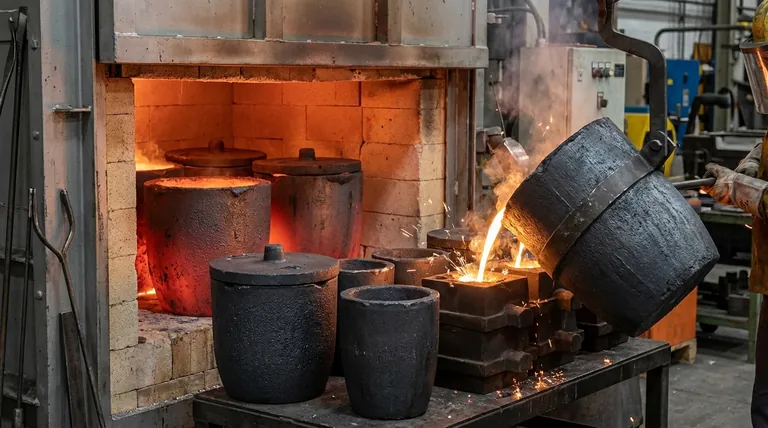 Por que o grafite é usado na fabricação de cadinhos refratários? Para um Desempenho Superior de Fusão em Altas Temperaturas