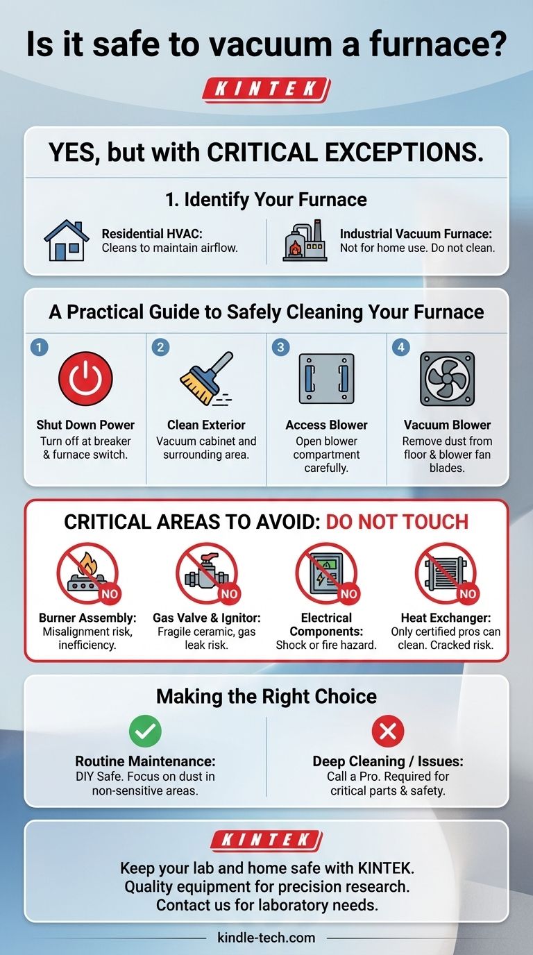 ¿Es seguro aspirar un horno? Una guía para un mantenimiento seguro de bricolaje y cuándo llamar a un profesional Guía Visual