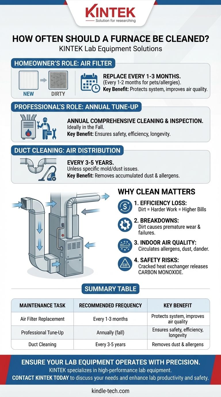 炉の清掃はどのくらいの頻度で行うべきですか？安全で効率的な家庭用暖房のためのガイド ビジュアルガイド
