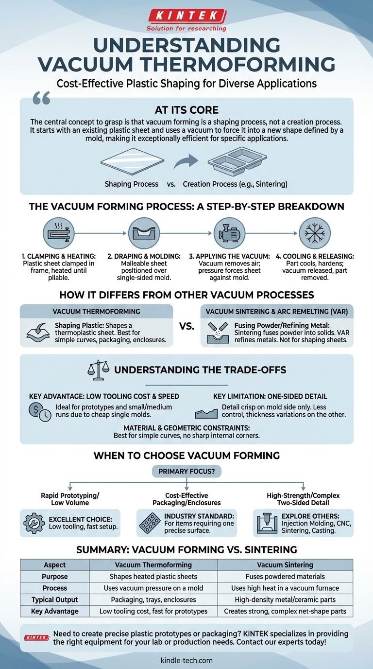 Qu'est-ce que le thermoformage sous vide ? Un guide simple pour le façonnage du plastique à faible coût Guide Visuel