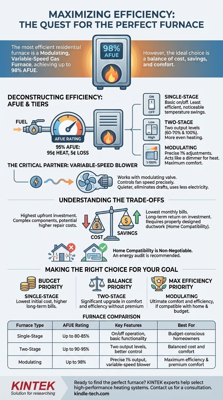 가장 효율적인 용광로 유형은 무엇입니까? 최고의 편안함과 낮은 에너지 요금 달성 시각적 가이드