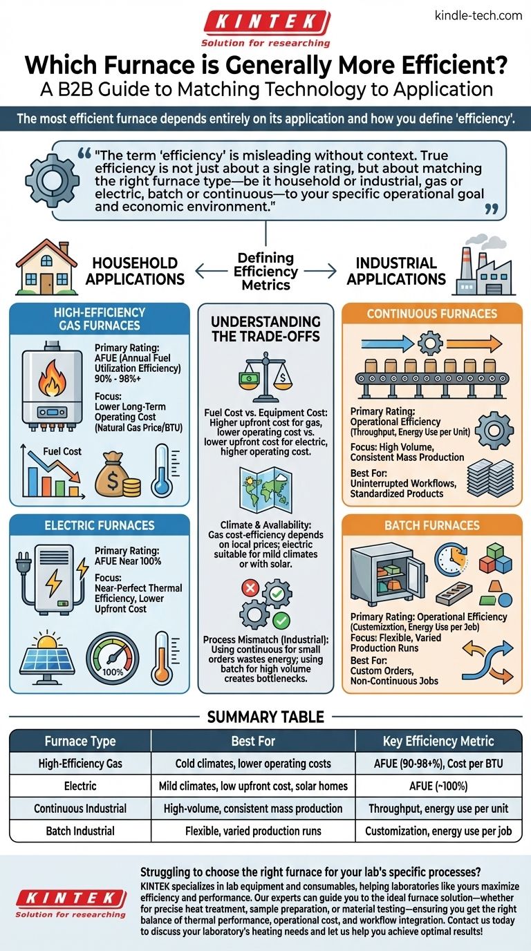 哪种熔炉通常效率更高？为您的供暖目标选择合适的熔炉 图解指南