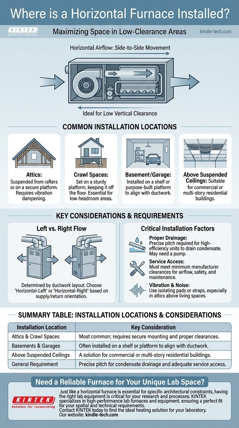 Где устанавливается горизонтальная печь? Руководство по компактным решениям для отопления Визуальное руководство