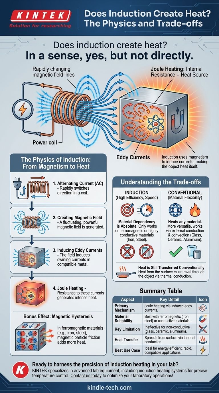 L'induzione crea calore? Scopri la fisica efficiente del riscaldamento interno diretto Guida Visiva