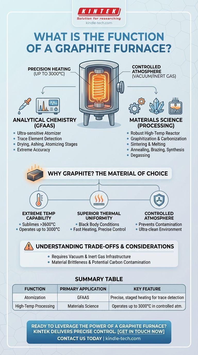 黒鉛炉の機能とは何ですか？分析および材料加工のための極度の高温を実現 ビジュアルガイド