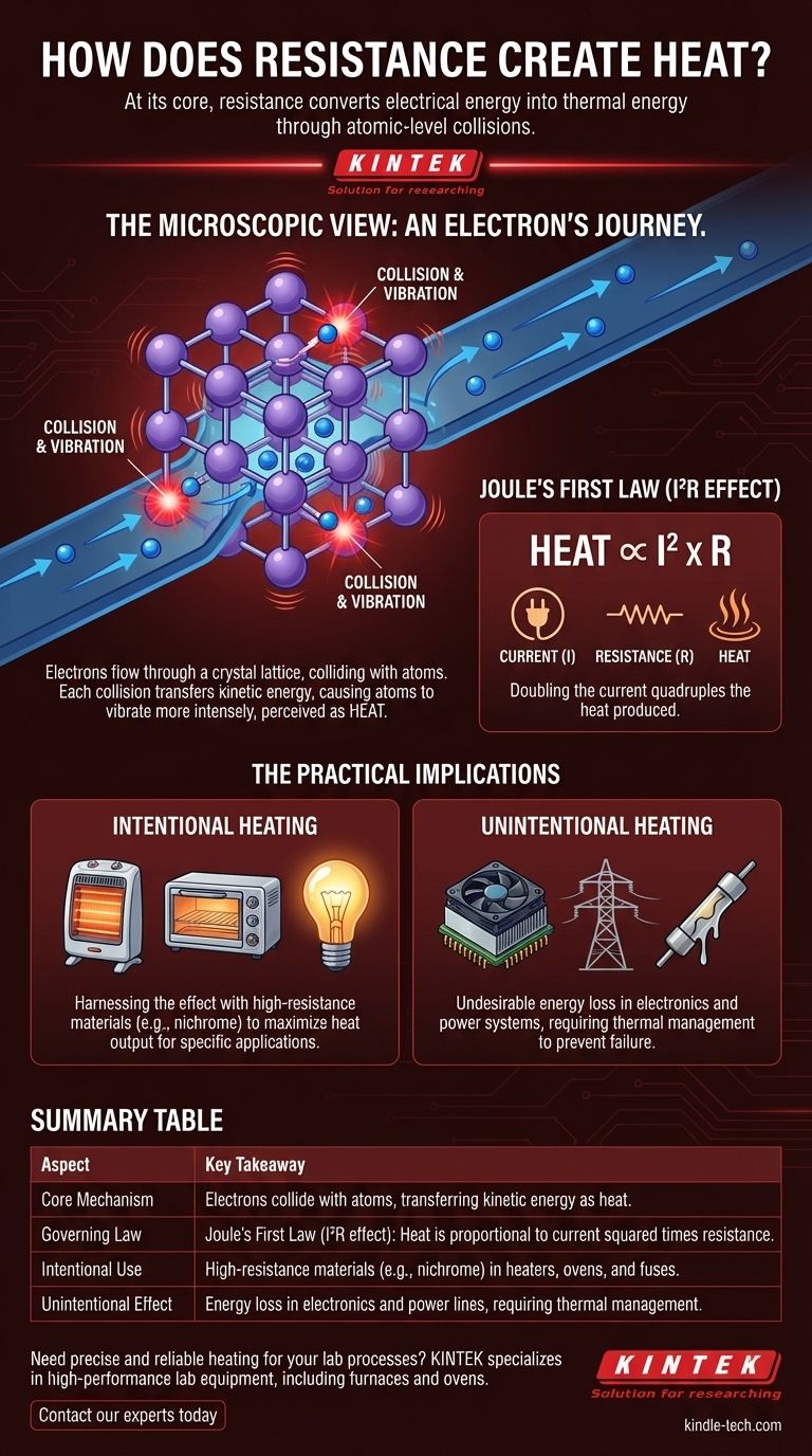 Comment la résistance crée-t-elle de la chaleur ? Découvrez la science de la conversion efficace de l'énergie Guide Visuel