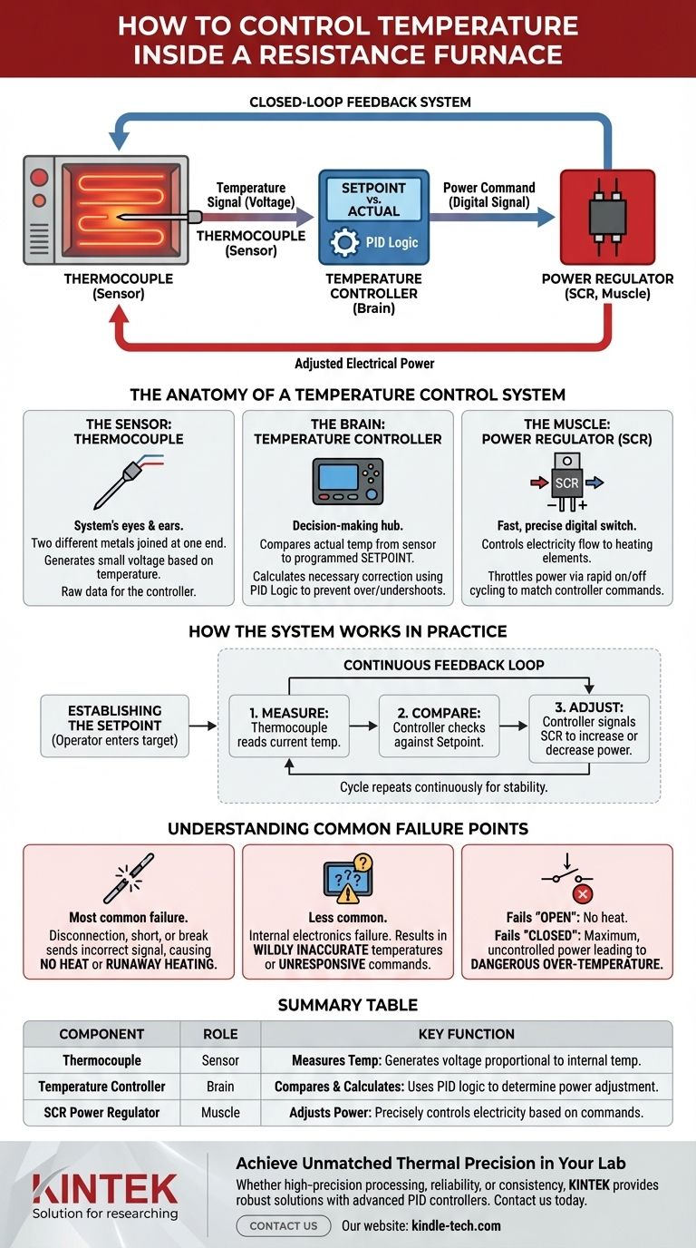저항로 내부 온도를 어떻게 제어할 수 있습니까? 정밀한 열 관리를 마스터하십시오 시각적 가이드