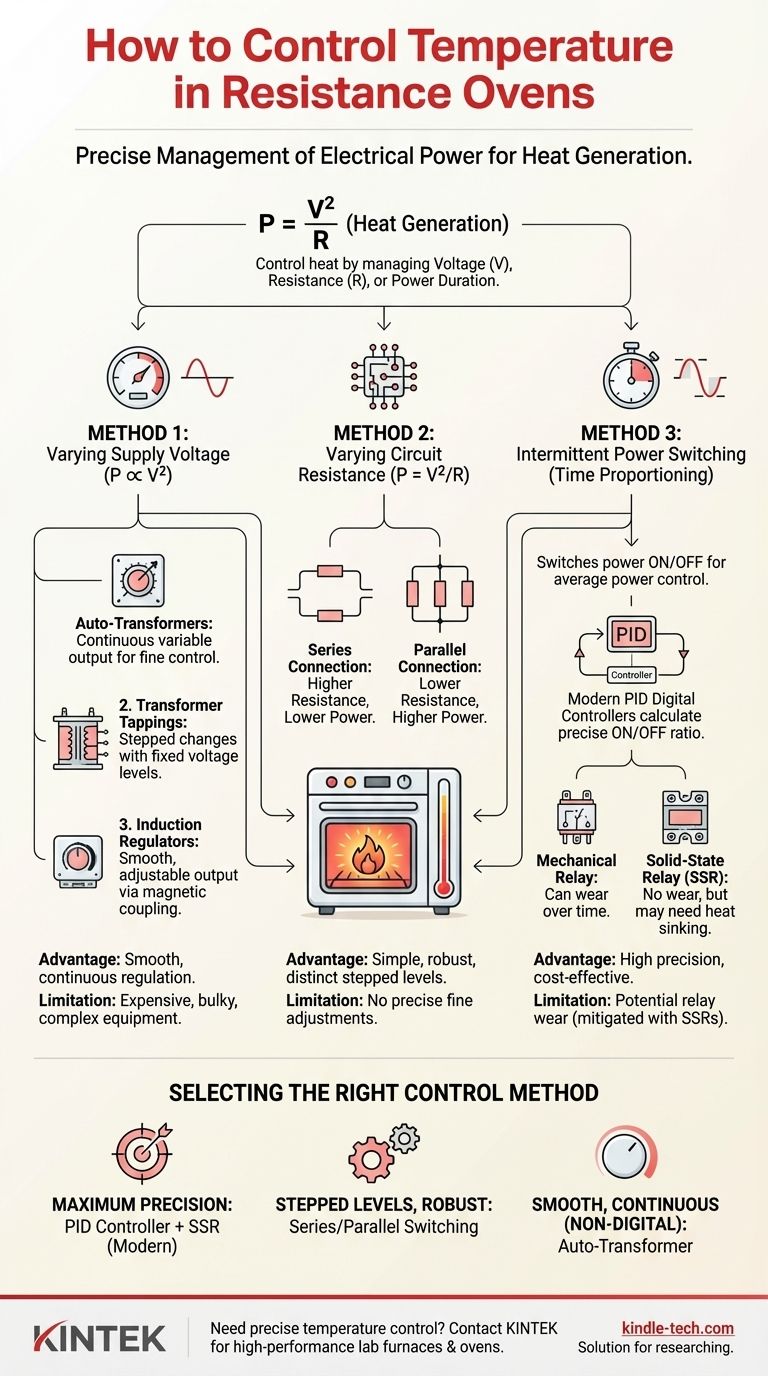 Каковы различные методы контроля температуры в печи сопротивления? Освойте точное управление температурой Визуальное руководство