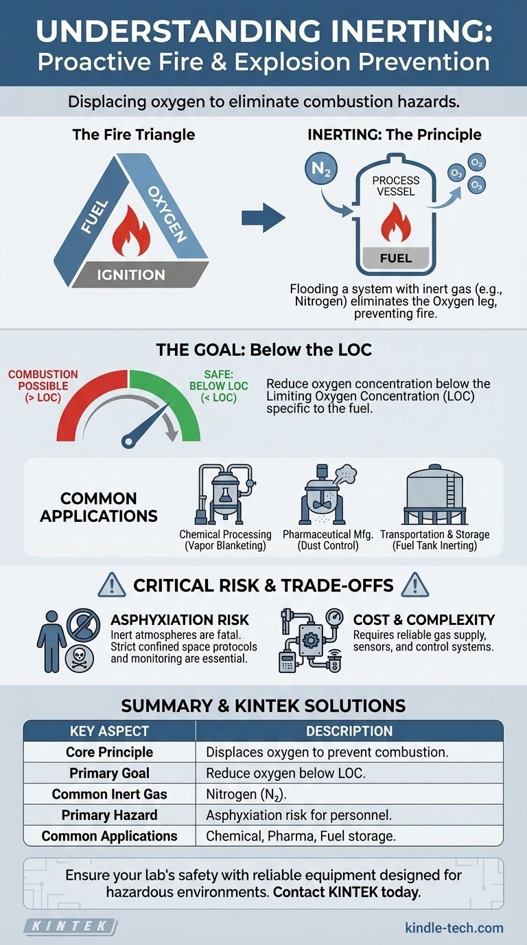 불활성화(Inerting)란 무엇인가? 화재 및 폭발을 방지하기 위한 선제적 전략 시각적 가이드