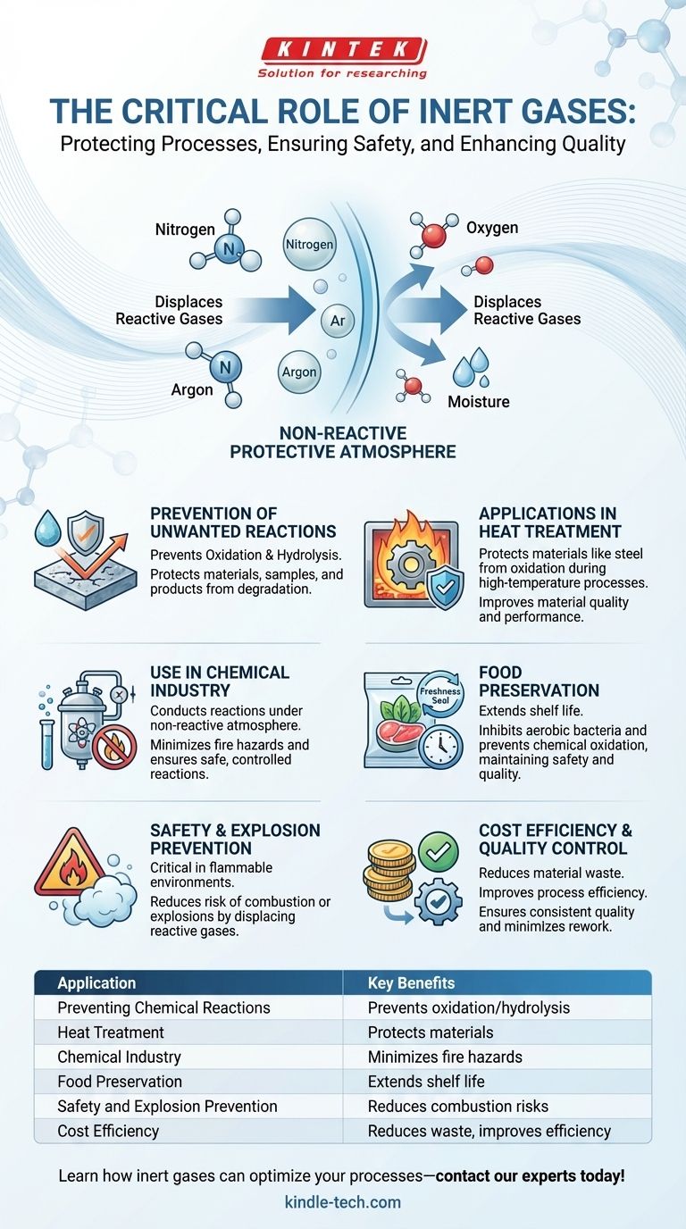 Quelles sont les principales applications des gaz inertes ? Découvrez leur rôle dans l'industrie et la conservation Guide Visuel