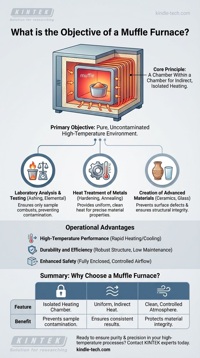 Was ist das Ziel eines Muffelofens? Reine, hochtemperaturige Verarbeitung erreichen Visuelle Anleitung