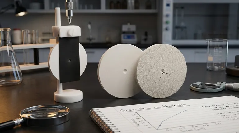 Como o tamanho do grão afeta as propriedades das cerâmicas? Domine a Dureza vs. Tenacidade para Sua Aplicação