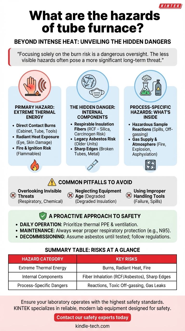 튜브 퍼니스의 위험 요소는 무엇인가요? 명백한 화상 위험을 넘어서 시각적 가이드