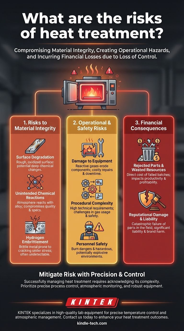 Quali sono i rischi del trattamento termico? Evitare il cedimento del materiale e i pericoli operativi Guida Visiva