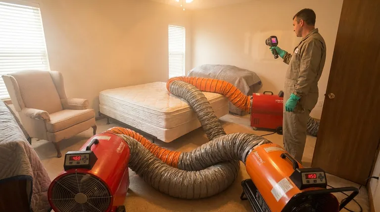 熱処理にはどのくらいの時間がかかりますか？ 100%のトコジラミ駆除率を達成するには丸一日