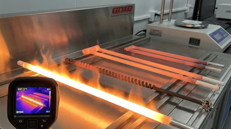 ما مدى كفاءة عنصر التسخين الكوارتز؟ اكتشف كفاءة إشعاعية تصل إلى 96% للتدفئة الموجهة