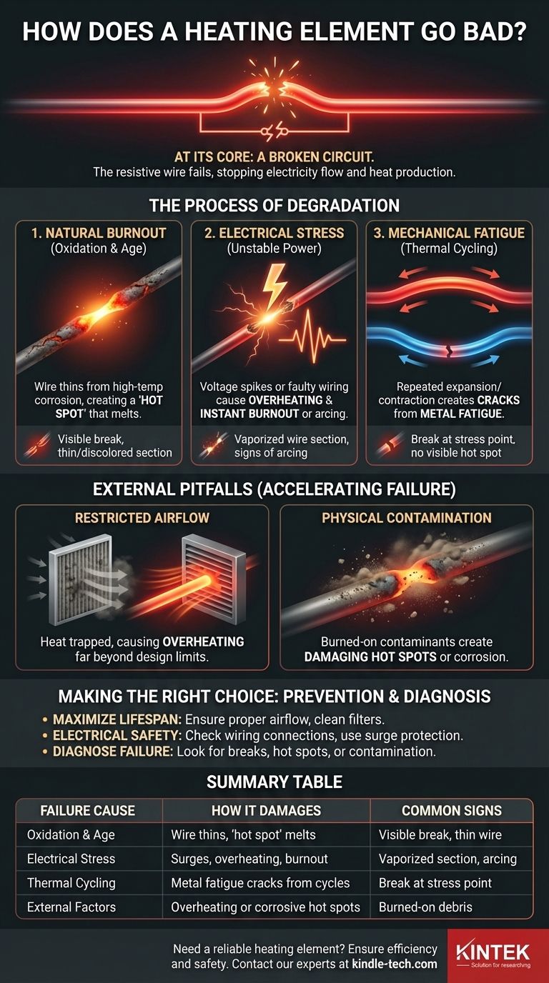 発熱体はどのようにして故障するのか？故障の主な3つの原因を理解する ビジュアルガイド