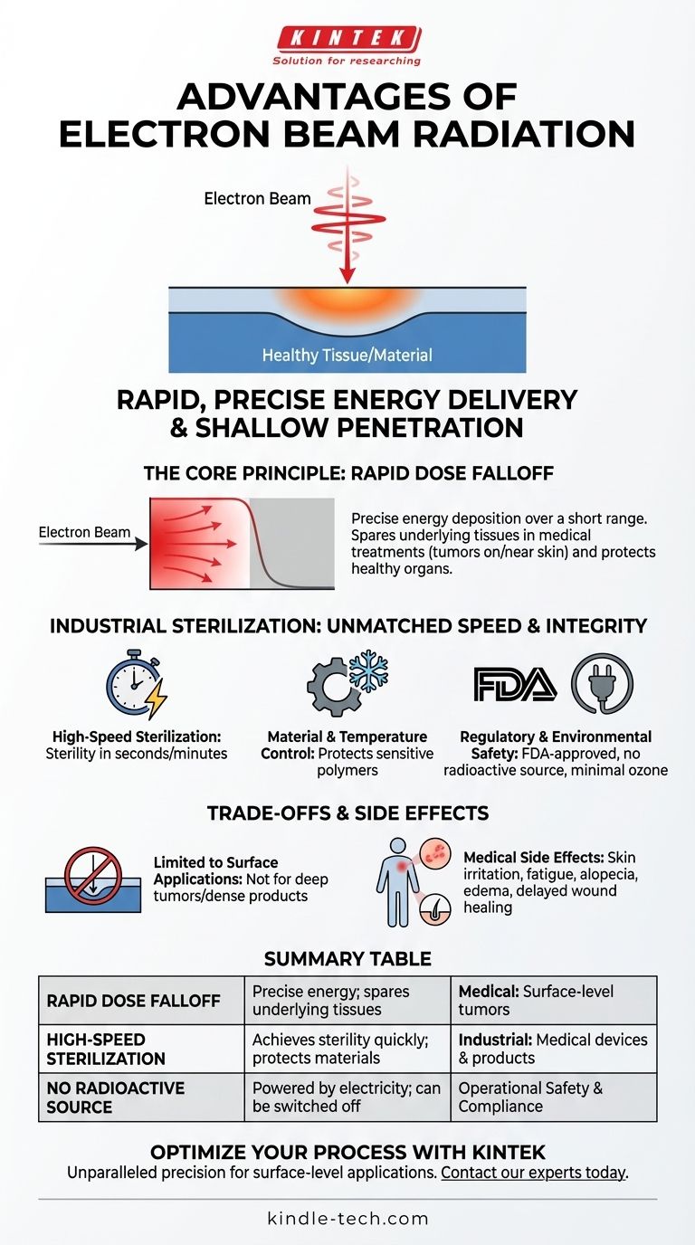 ما هي مزايا إشعاع حزمة الإلكترون؟ تحقيق علاج وتعقيم دقيق على مستوى السطح دليل مرئي