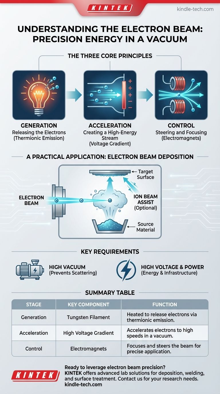 كيف يعمل شعاع الإلكترون؟ دليل لتوصيل الطاقة بدقة دليل مرئي