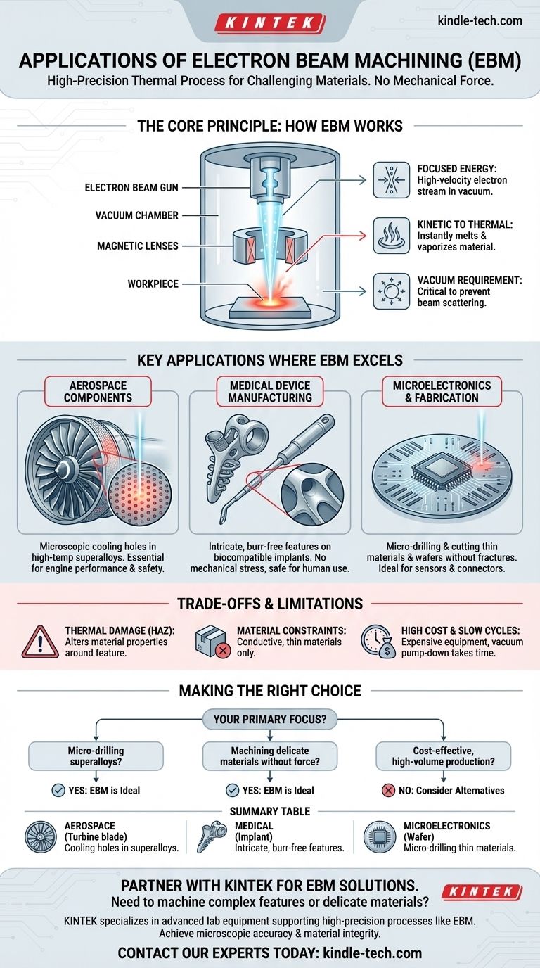 電子ビーム加工の用途は何ですか？航空宇宙および医療機器における微細な精度を実現 ビジュアルガイド