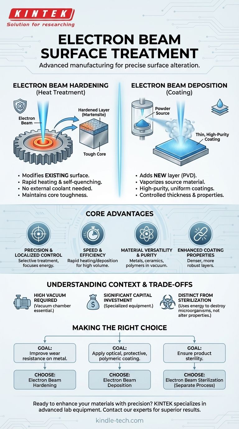 Qu'est-ce que le traitement de surface par faisceau d'électrons ? Obtenez un durcissement et un revêtement de surface supérieurs Guide Visuel