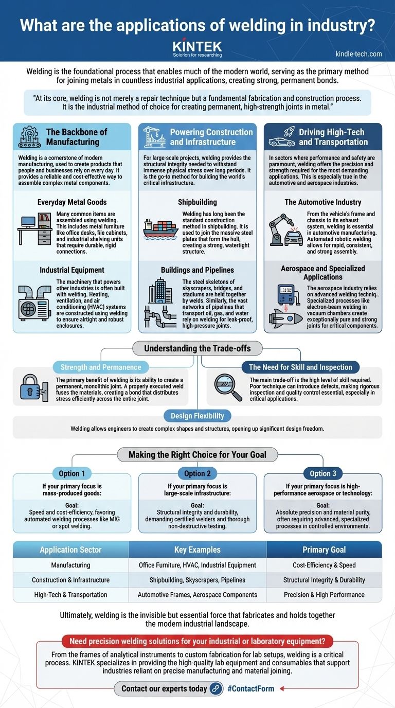 ما هي تطبيقات اللحام في الصناعة؟ القوة التصنيعية وراء التصنيع الحديث دليل مرئي