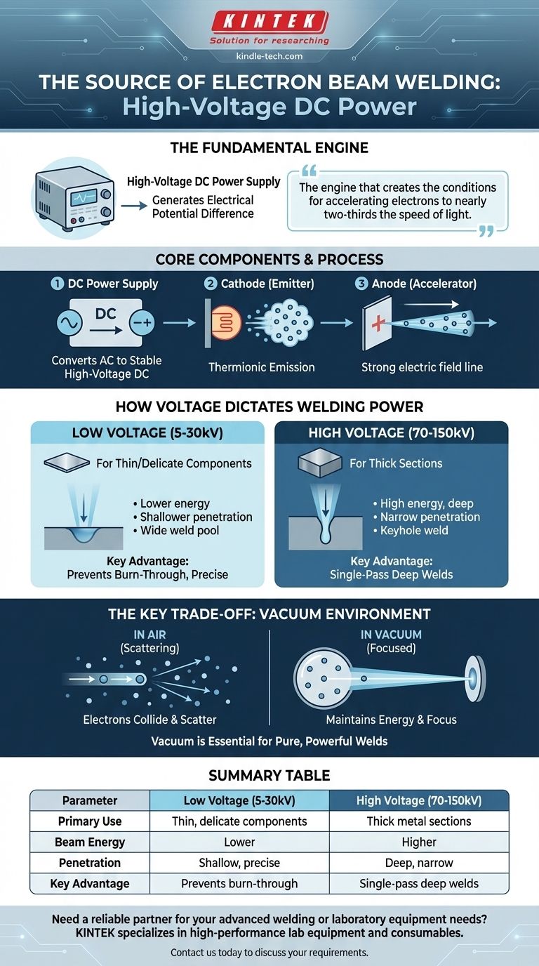 What is the source of electron beam welding? The High-Voltage Power Supply Explained Visual Guide