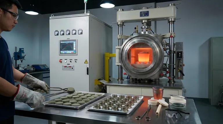 ¿Cuáles son los efectos de la sinterización en el compactado de polvo producido por prensado? Lograr piezas fuertes y densas