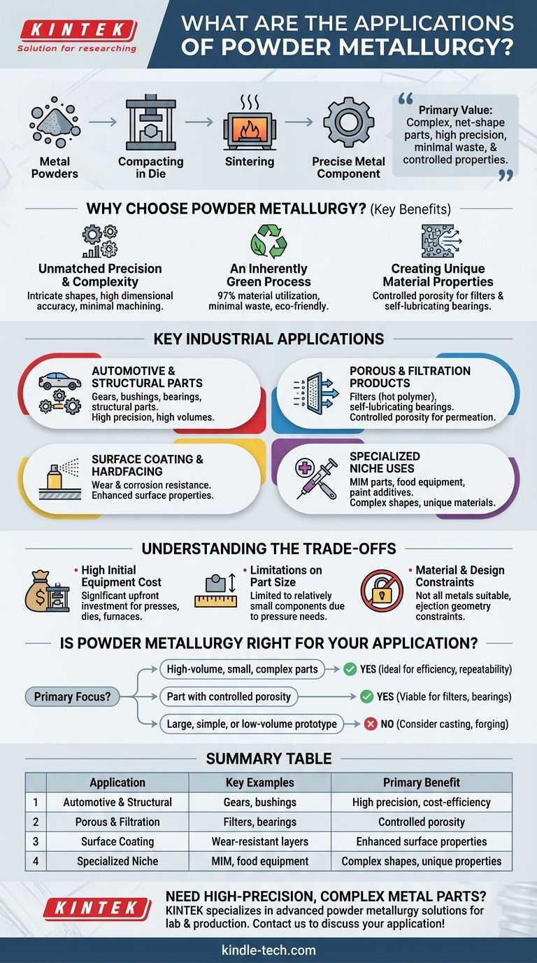 粉末冶金の用途は何ですか？自動車、航空宇宙、その他の精密部品 ビジュアルガイド