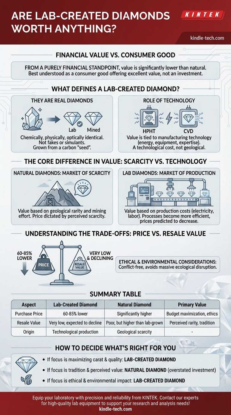 Les diamants créés en laboratoire ont-ils de la valeur ? Maximisez votre budget avec une pierre de haute qualité Guide Visuel