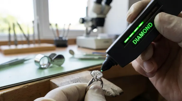 I diamanti creati in laboratorio superano un tester per diamanti? Sì, sono chimicamente identici.