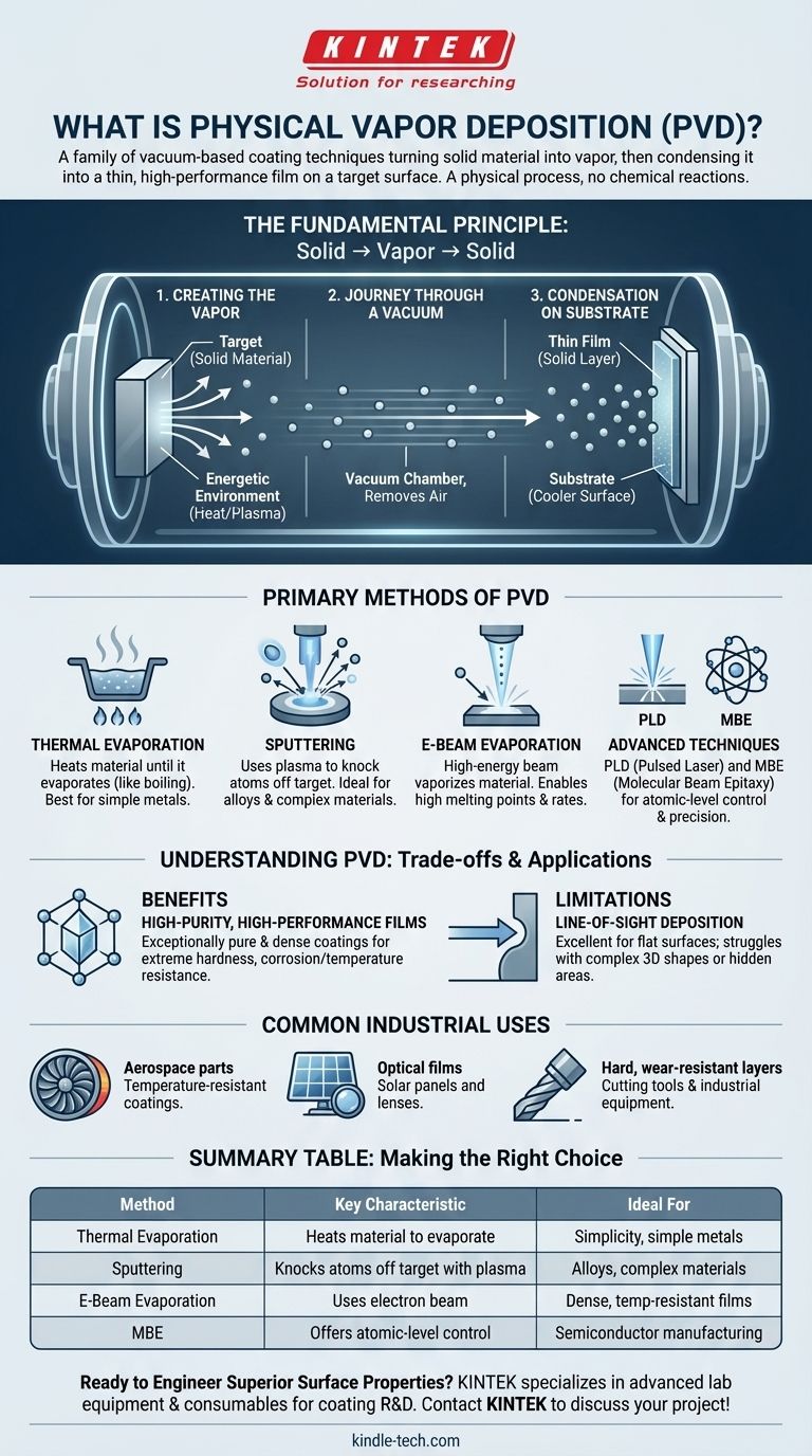 Quelle est la technique de dépôt physique ? Un guide des méthodes de revêtement PVD et de leurs applications Guide Visuel