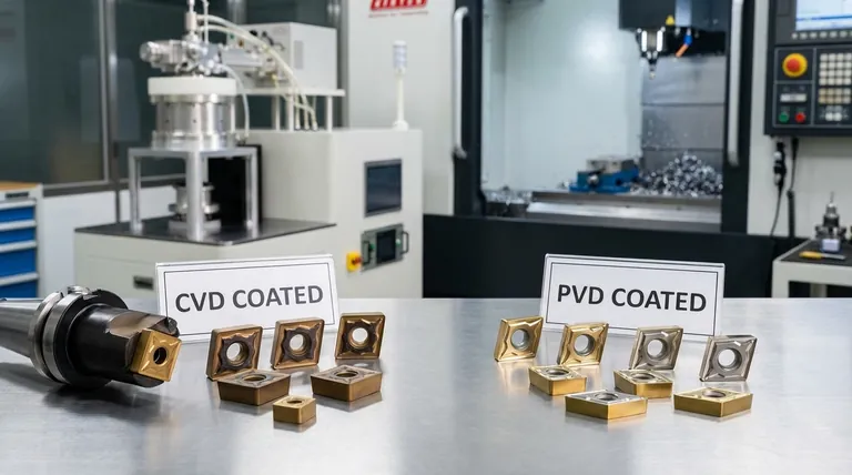 Qual é a diferença entre as ferramentas de corte CVD e PVD? Escolha o Revestimento Certo para Suas Necessidades de Usinagem