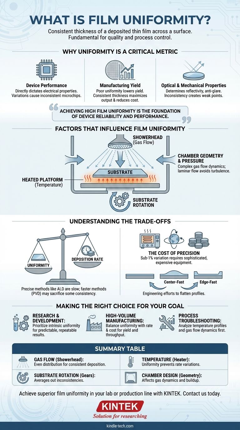 What is film uniformity? The Key to Consistent Device Performance and Yield Visual Guide