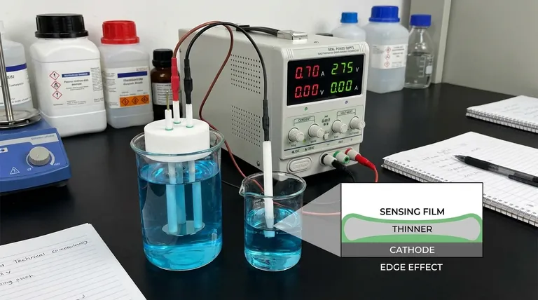 Quel est un défi associé aux films de détection par galvanoplastie ? Atteindre l'uniformité pour des capteurs fiables